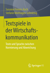 Textspiele in Wirtschaftskom Buchcover