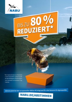NABU Kampagnenmotiv Ausverkauf Biene