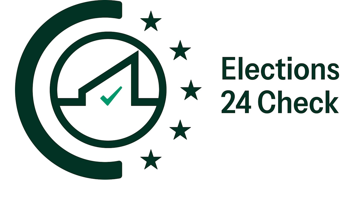 Logo des Elections24Check zur Europawahl