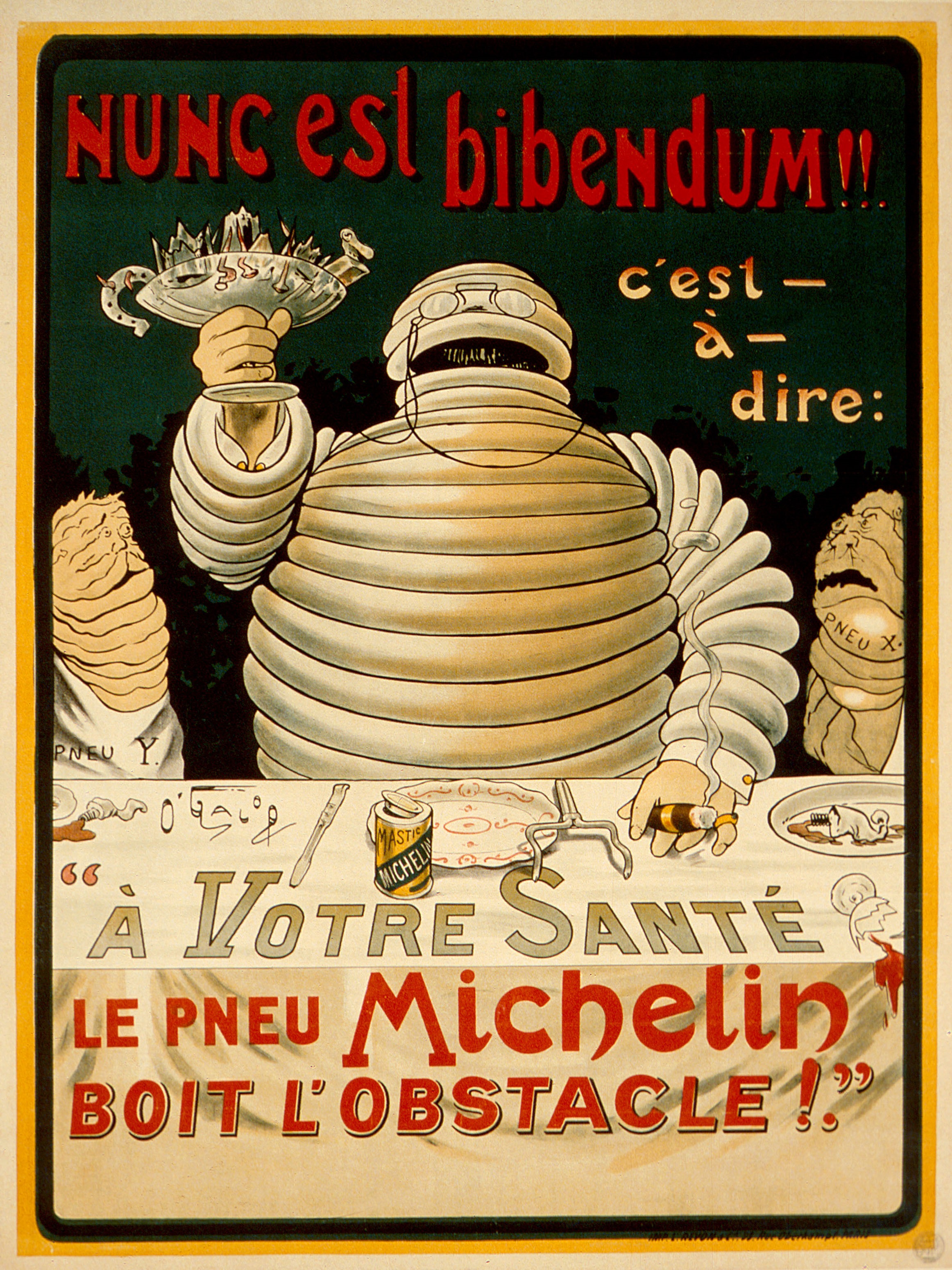 Michelin Mann Bibendum 120 Jahre 1904