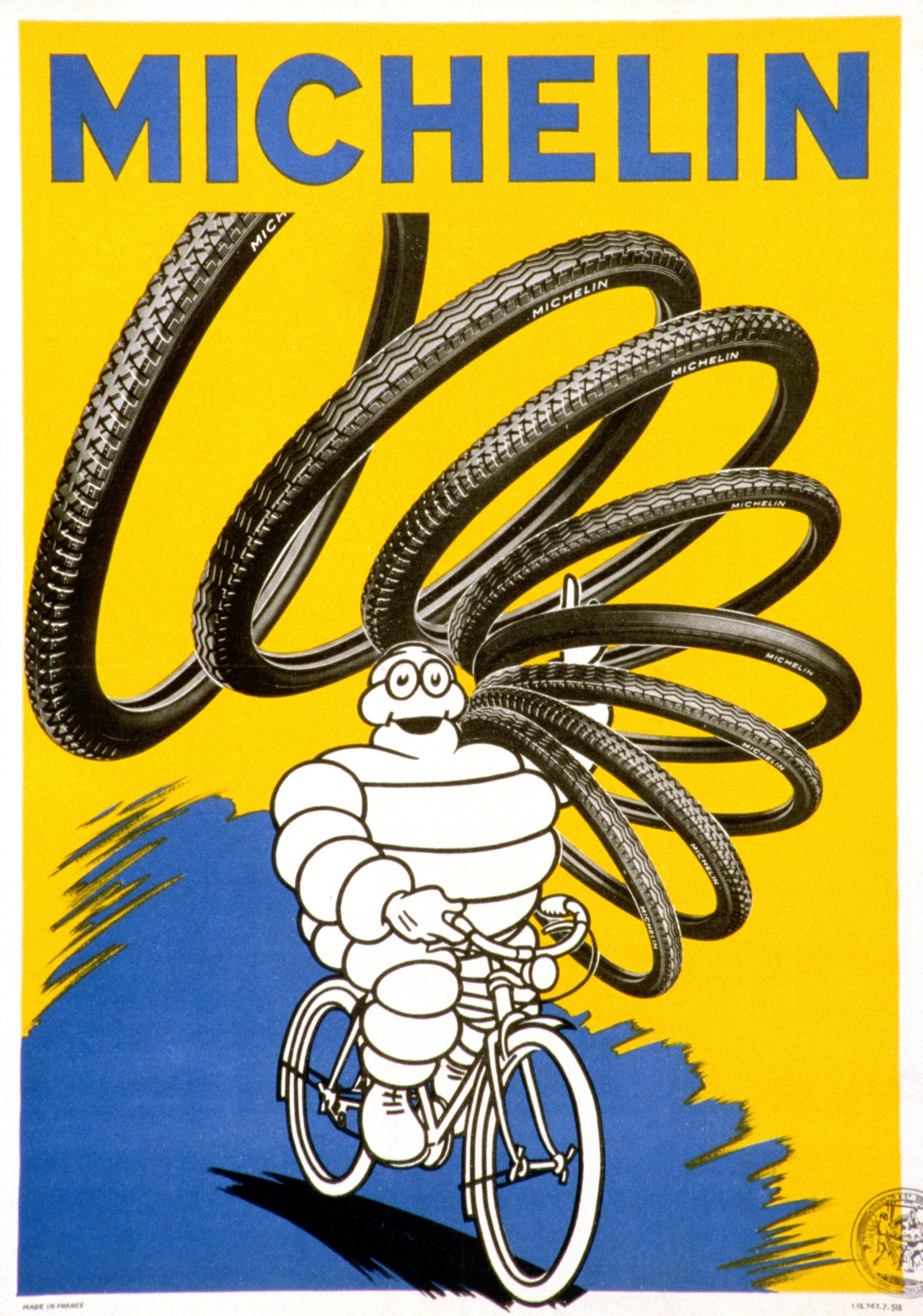 Michelin Mann Bibendum 120 Jahre 1951