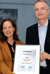 EWA Award Gold Allianzblau