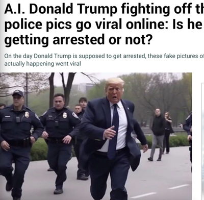 KI Fotos Trump Verhaftung Fakefotos Marca