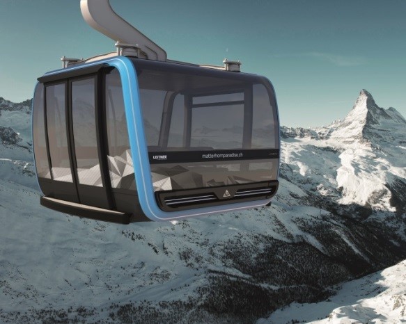 Zermatt Bergbahnen Bau 3S Bahn Gondel 2018