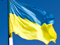 Ukraine Flagge c Theriddlen CC